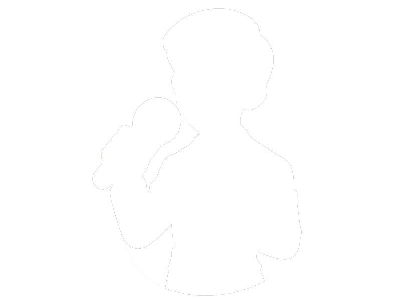 Persona con micrófono